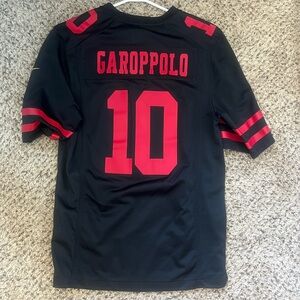 Black and Red Football Jersey 49ers